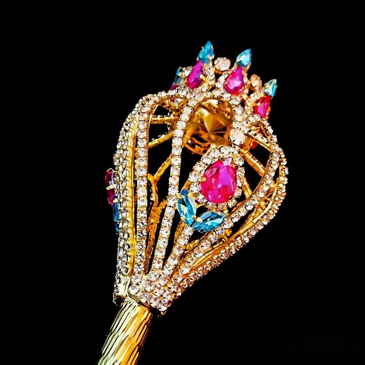 Round Queen Crown Scepter factory